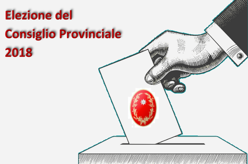 Elezione del Consiglio Provinciale 2018