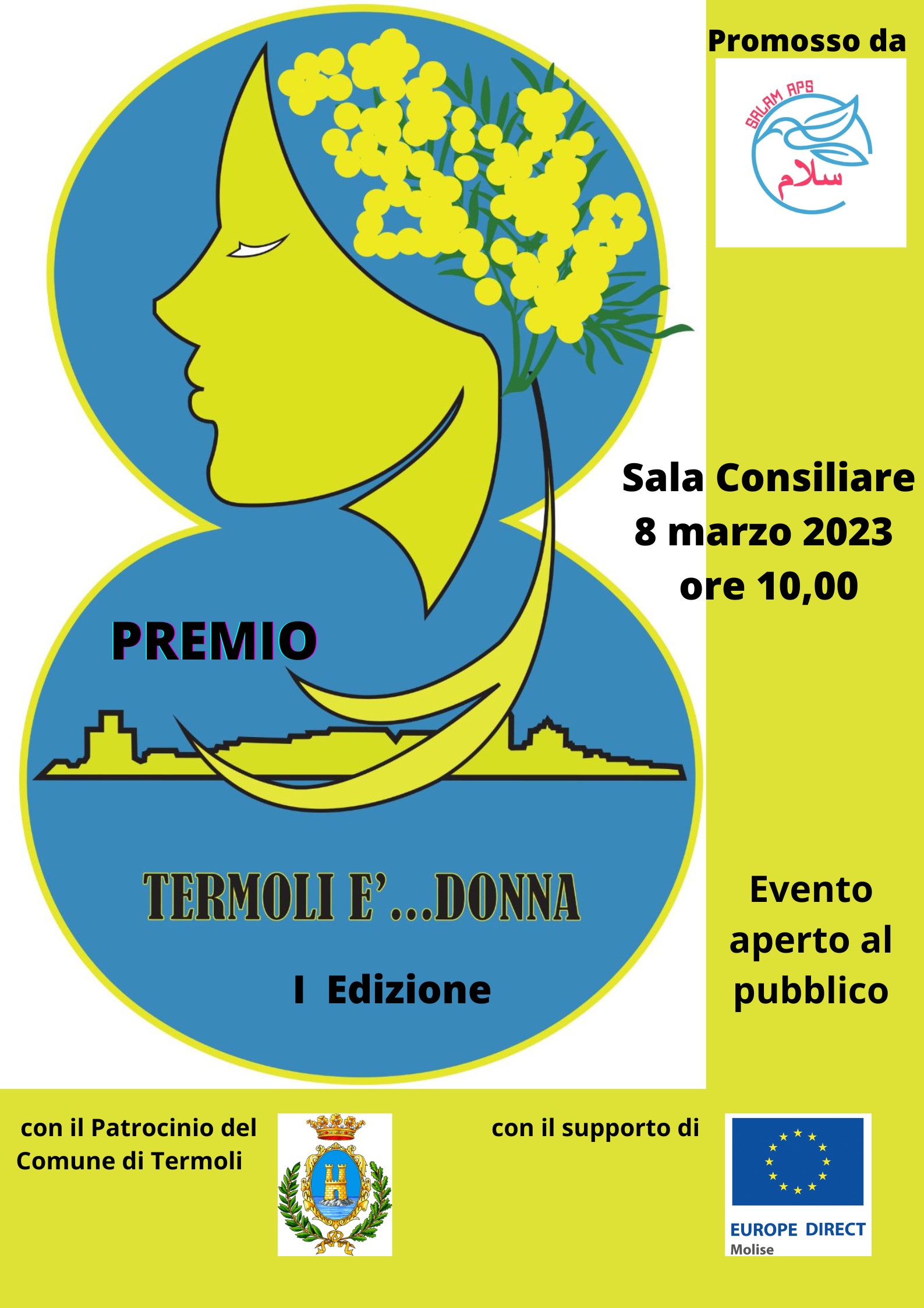 PREMIO  TERMOLI E' .. DONNA  I EDIZIONE  - 8 MARZO 2023