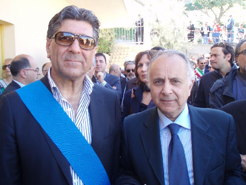 Il presidente D'Ascanio e il presidente della Provincia di 