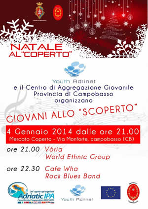 Evento musicale "Giovani allo scoperto"