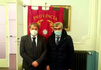 Il Presidente della Provincia di Campobasso, Francesco Roberti, e il Prefetto di Campobasso, Francesco Antonio Cappetta