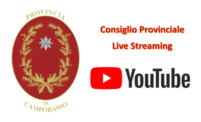 Streaming Consiglio Provinciale in programma Martedì 12 maggio 2020