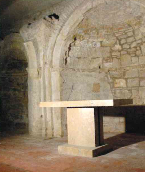 Scorcio della Cripta di Santa Maria a Mare a Campomarino